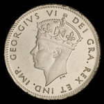Canada, Georges VI, 10 cents <br /> 1944