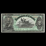 Canada, Dominion du Canada, 2 dollars <br /> 2 juillet 1897