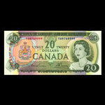 Canada, Banque du Canada, 20 dollars <br /> 1969