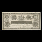 Canada, Bank of British North America, 10 dollars <br /> 1 juillet 1870