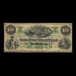 Canada, Bank of Prince Edward Island, 10 dollars <br /> 1 janvier 1872