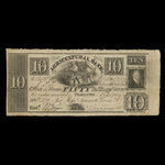 Canada, Agricultural Bank (Toronto), 10 dollars <br /> 1 septembre 1834