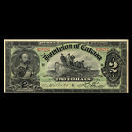 Canada, Dominion du Canada, 2 dollars <br /> 2 juillet 1897