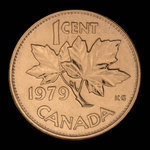 Canada, Élisabeth II, 1 cent <br /> 1979