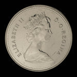 Canada, Élisabeth II, 5 cents <br /> 1979