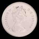 Canada, Élisabeth II, 25 cents <br /> 1979