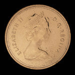 Canada, Élisabeth II, 1 cent <br /> 1979