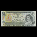 Canada, Banque du Canada, 1 dollar <br /> 1973