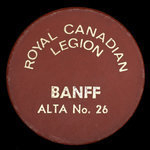 Canada, Légion Royale Canadienne (L.R.C.) No. 26, aucune dénomination <br />