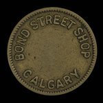 Canada, Bond Street Shop, aucune dénomination <br /> 1922