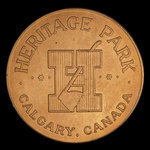 Canada, Heritage Park, 1 admission, adulte <br /> juillet 1964