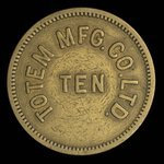 Canada, Totem Mfg. Co. Ltd., 10 cents <br /> 1928