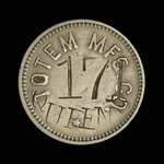 Canada, Totem Mfg. Co., 5 cents <br /> 1928
