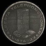 Canada, Alberta Telephone Tower, aucune dénomination <br /> 1972