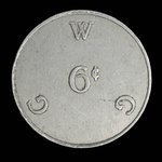 Canada, Great Western Garment Company Limited, 6 cents <br /> 1965