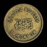 Canada, Leader Novelty, aucune dénomination <br /> 1922