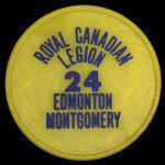 Canada, Légion Royale Canadienne (L.R.C.) No. 24, aucune dénomination <br />