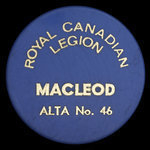 Canada, Légion Royale Canadienne (L.R.C.) No. 46, aucune dénomination <br />