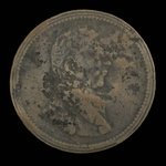 Canada, inconnu, 1/2 penny <br /> 1830