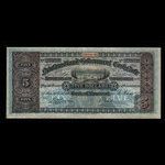 Canada, Gouvernement de Terre-Neuve, 5 dollars <br /> 1911