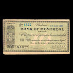 Mexique, Banque de Montréal, 10 pesos <br /> 28 mai 1915