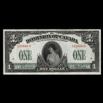 Canada, Dominion du Canada, 1 dollar <br /> 17 mars 1917
