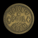 Canada, Upton's Pool Room, 1 cigare <br /> 1910