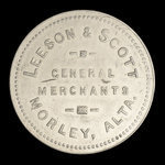 Canada, Leeson & Scott, 1 dollar <br /> 1909
