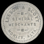 Canada, Leeson & Scott, 25 cents <br /> 1909