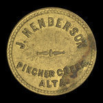 Canada, J. Henderson, 5 cents <br />