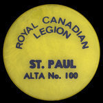 Canada, Légion Royale Canadienne (L.R.C.) No. 100, aucune dénomination <br />