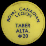 Canada, Légion Royale Canadienne (L.R.C.) No. 20, aucune dénomination <br />