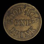 Canada, Queens Hotel, 1 consommation <br /> 1909
