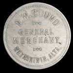 Canada, N.W. Gould, 1 dollar <br /> 1906