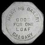 Canada, Martins Bakery, 1 pain <br /> 1950