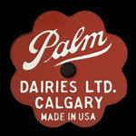 Canada, Palm Dairies Ltd., 1 pinte de lait homogénéisé <br /> 1982