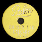 Canada, Palm Dairies Ltd., 1 chopine de lait standard <br /> 1982