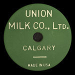 Canada, Union Milk Co. Ltd., 1 pinte de lait Jersey <br />