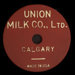 Canada, Union Milk Co. Ltd., 1 pinte de lait standard <br />