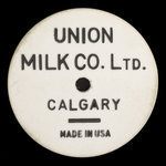 Canada, Union Milk Co. Ltd., 1 pinte de lait écrémé <br />