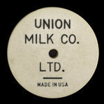 Canada, Union Milk Co. Ltd., 1 pinte de lait écrémé <br />
