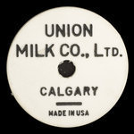 Canada, Union Milk Co. Ltd., 1 pinte de lait écrémé <br />