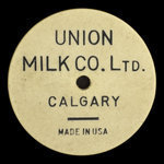 Canada, Union Milk Co. Ltd., 1 chopine de lait creamee <br />