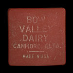 Canada, Bow Valley Dairy, 1 pinte de lait <br /> 1951