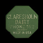 Canada, Claresholm Dairy, 1 chopine de lait <br /> 1969