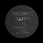 Canada, Browns Dairy Ltd., 1 pinte de lait vita vim <br /> novembre 1959