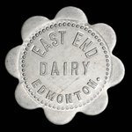 Canada, East End Dairy, 1 chopine de lait <br /> 1913