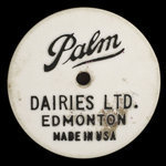 Canada, Palm Dairies Ltd., 1 sac de 4 litres de lait 2% <br /> 1982