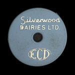 Canada, Silverwood Dairies Ltd., 1 pinte de lait écrémé <br /> 1955