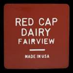 Canada, Red Cap Dairy, 1 pinte de lait <br /> 1980